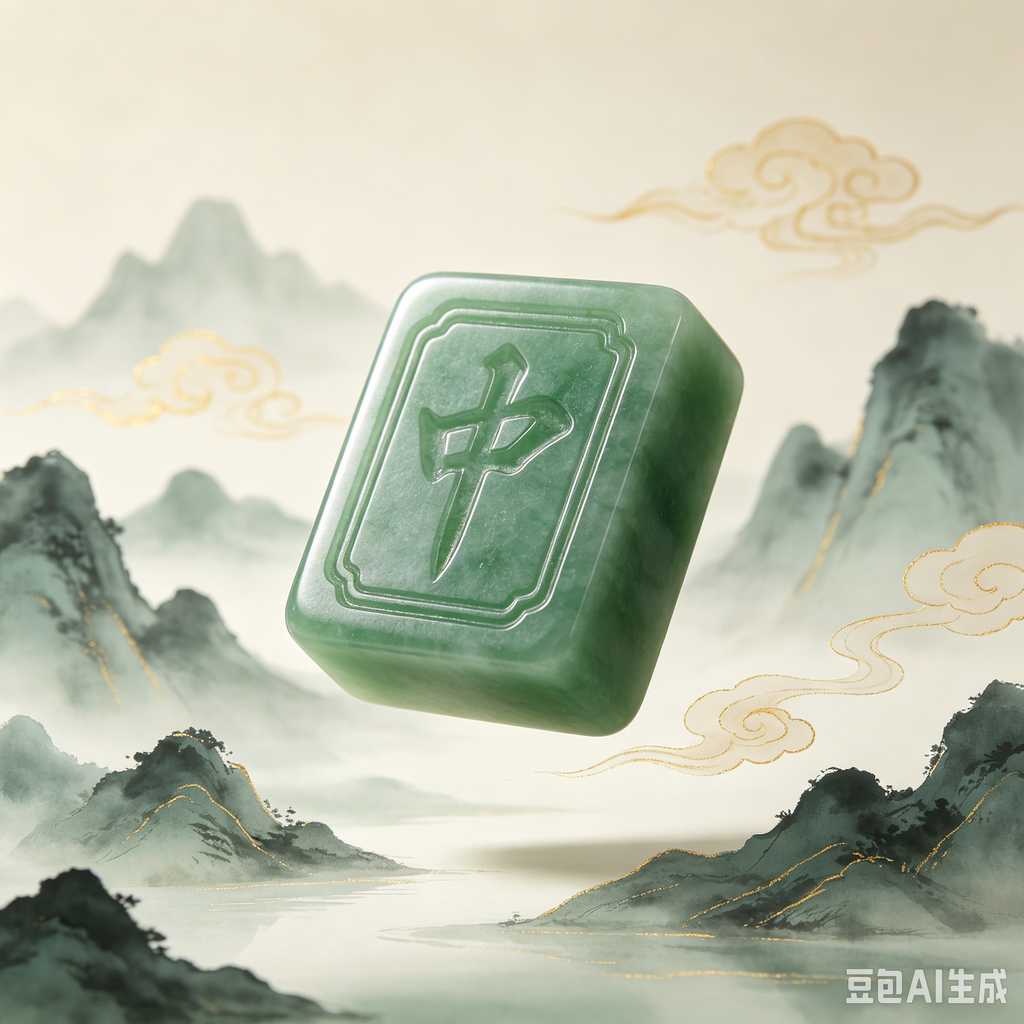hand carved mahjong tiles